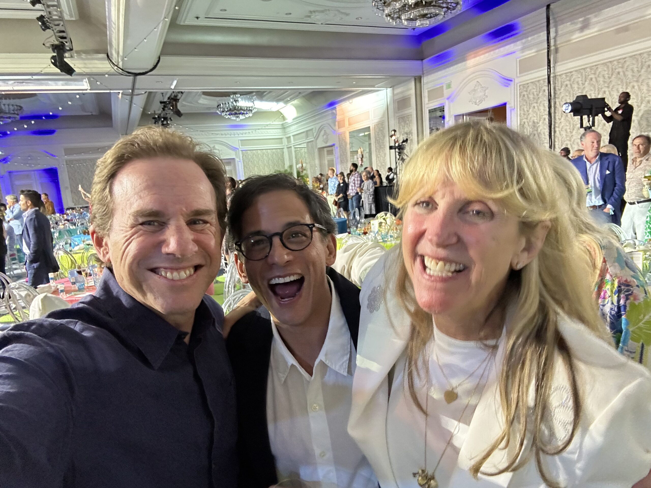 Proud to support the Everglades foundation. Charles Holzer with Mike Ramos and Debbie Fife; Without whom the Everglades gala event would not happen.